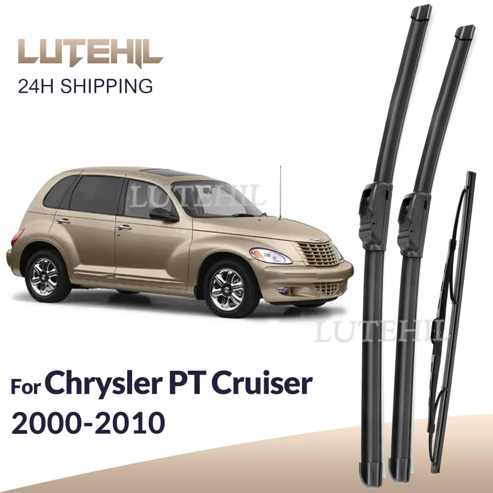 Per Chrysler PT Cruiser 2000-2010 2001 2002 2003 Tergicristallo Spazzole tergicristallo anteriori e posteriori Parabrezza Spazzole per finestre 21 "+ 20" + 16 "