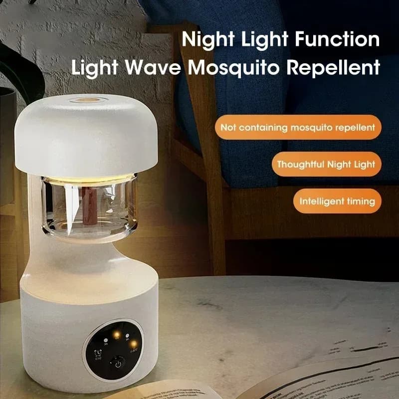 USB Electric Mosquito Killer Dual Use for Liquid & Coils Portable Indoor LED Insect Repellent Plug In USB for Home Travel