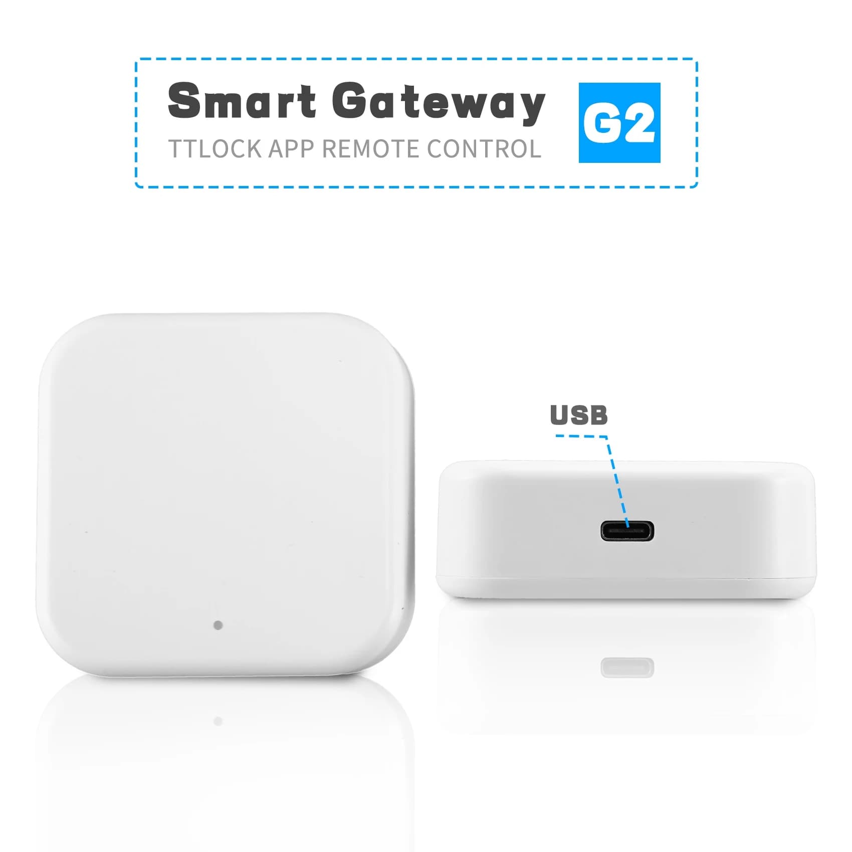 Gateway Bluetooth Wifi Password per impronte digitali Serratura elettronica intelligente Home Bridge Ttlock App Gateway di controllo Hub-TCES