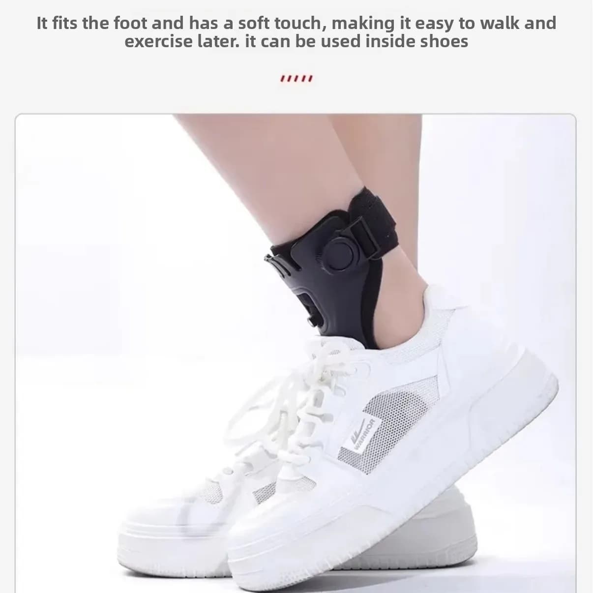 1 Pezzo Ortesi AFO Gonfiabile con Airbag per Piede Cadente, Supporto Caviglia Confortevole per Emiplegia Ictus, per Scarpe da Camminata