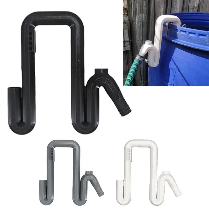 Kit Tubo Sifone Autoadescante per Soluzioni di Deviazione Acque Piovane e Tubazioni di Troppopieno - Strumento Automatico Semplice per Drenaggio e Riempimento