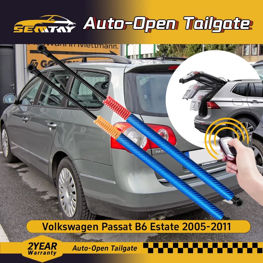 SEMTAY Ammortizzatori per bagagliaio con sollevamento automatico con molla per Volkswagen Passat B6 Estate 2005-2011 Supporti per sollevamento bagagliaio portellone posteriore