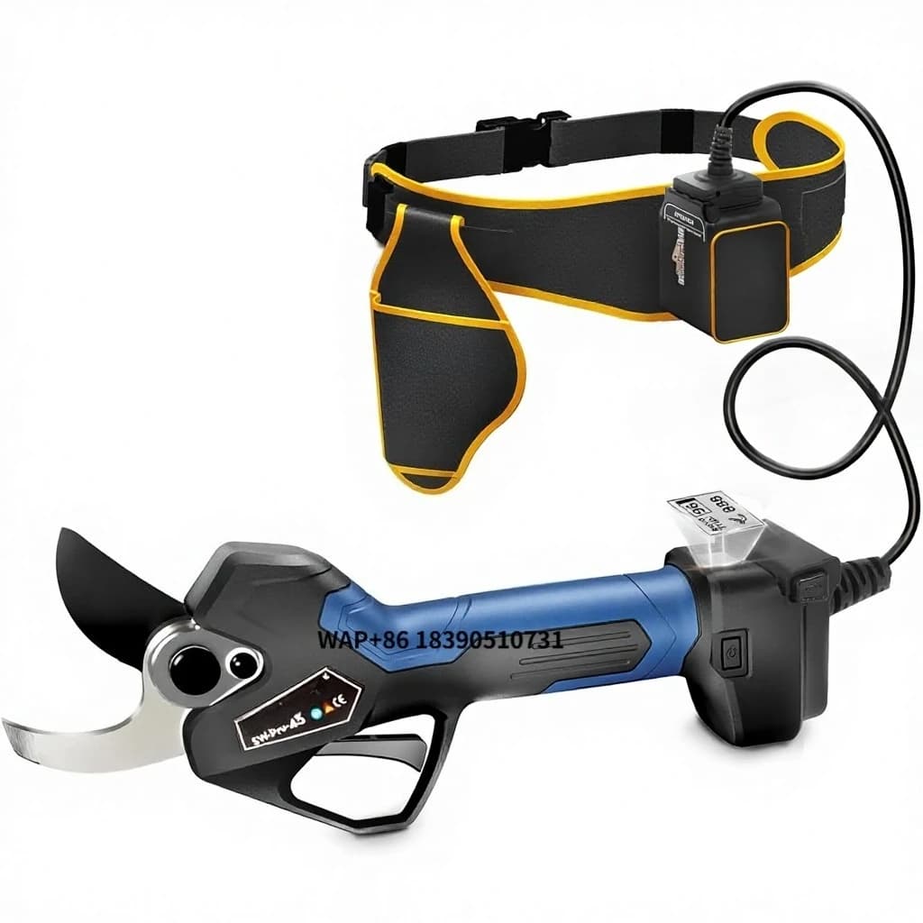 Electric Gardening Scissors 45mm, Power Supplies with 2 Batteries