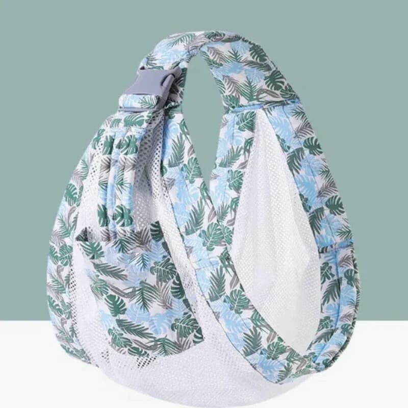 Cintura per marsupio portatile di fascia alta avvolta in stile canguro anteriore per neonato Cintura per anca per bambino Attrezzatura per bambini antiscivolo