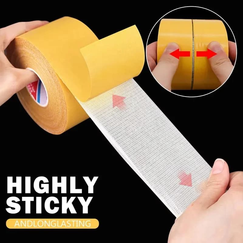 Super Transparent Fabric Biadesive Tape for Carpets with Strong Fixing and High Viscosity for Translucent Waterproof Network