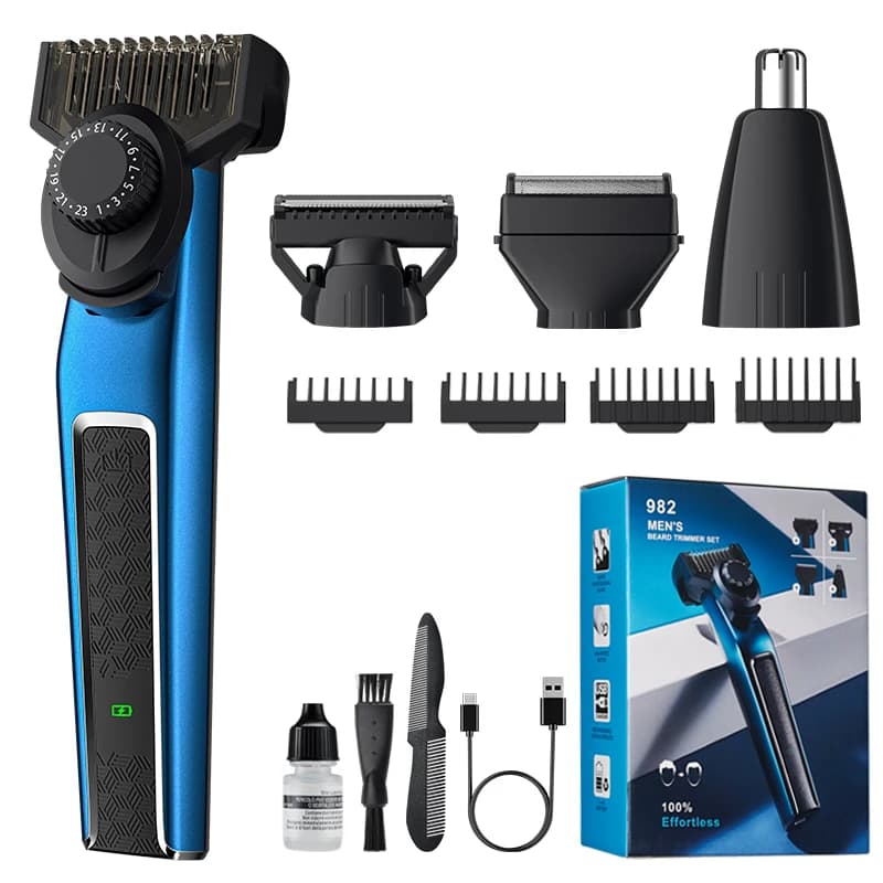 RESUXI 982 4 in 1 electric shaver for men multifunctional nose haircut head oil cutter haircut