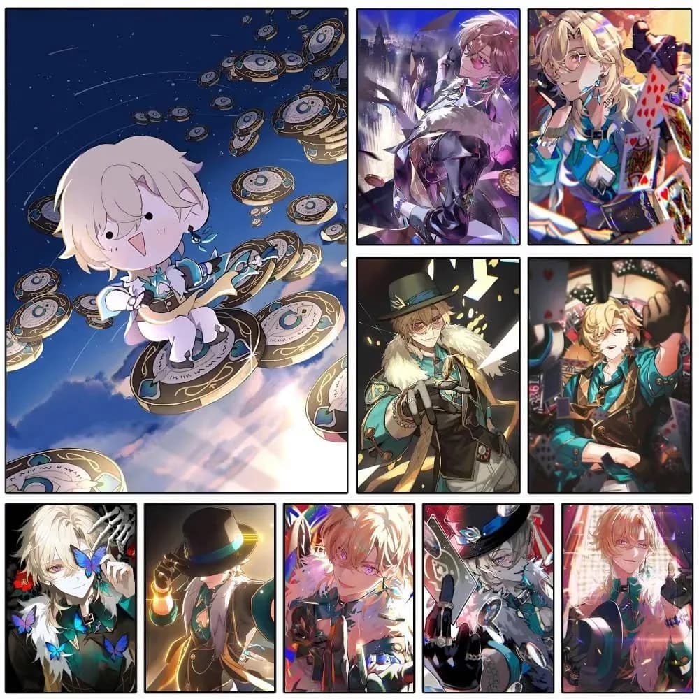 Diamond Painting Anime Game Honkai Star Rail Aventurine Mosaic Artwork Creative Handmade Home Office Decor Gift