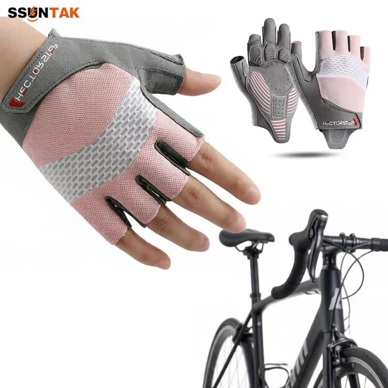 Breathable Cycling Gloves for Men and Women, Anti-slip and Ammortizer, for Bicycle, Training, Gym and Fitness