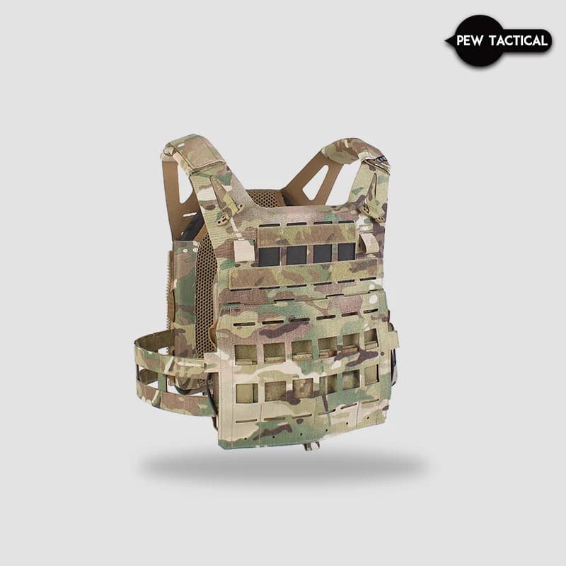 PEW TACTICAL SPC Light Plate CARRIER AIRLITE Training vest Airsoft VT08 Laser cutting springs