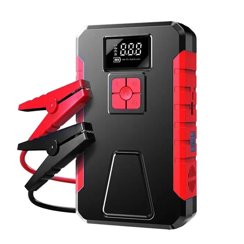 Compressore d'Aria e Avviatore d'Emergenza per Auto 1200A, Gonfiatore Pneumatici 150PSI con Display LCD