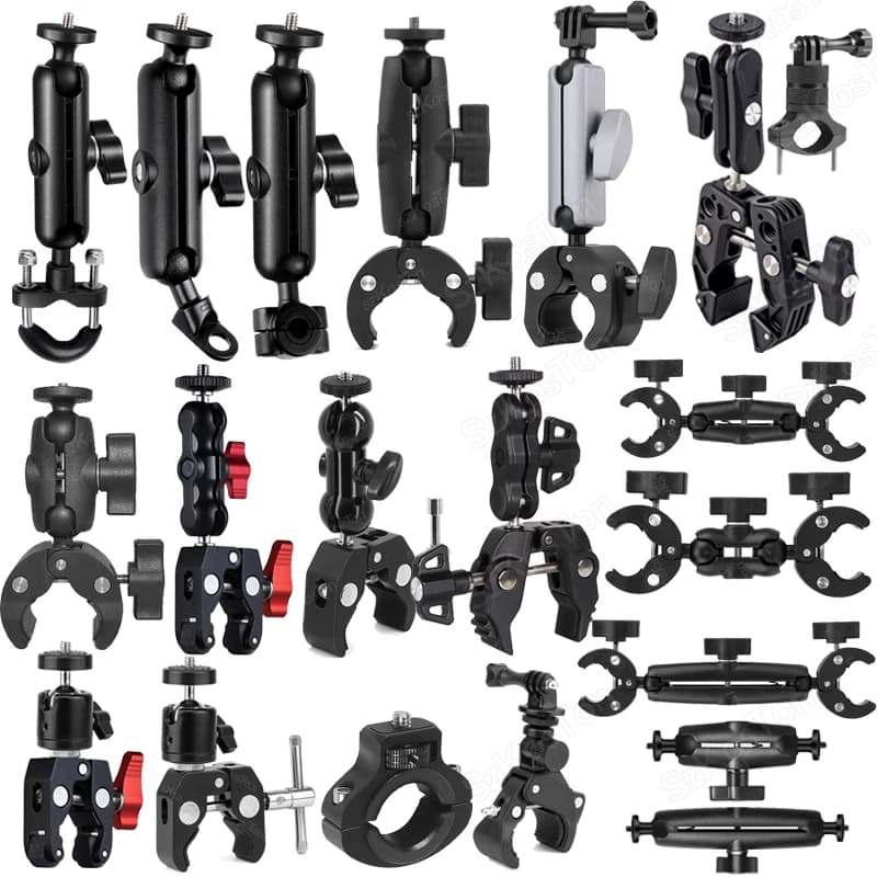Staffa manubrio moto bicicletta per Insta 360 X5 X4 X3 GoPro 13 12 11 10 DJI Selfie Stick monopiede Mount Moto Accessorio bici