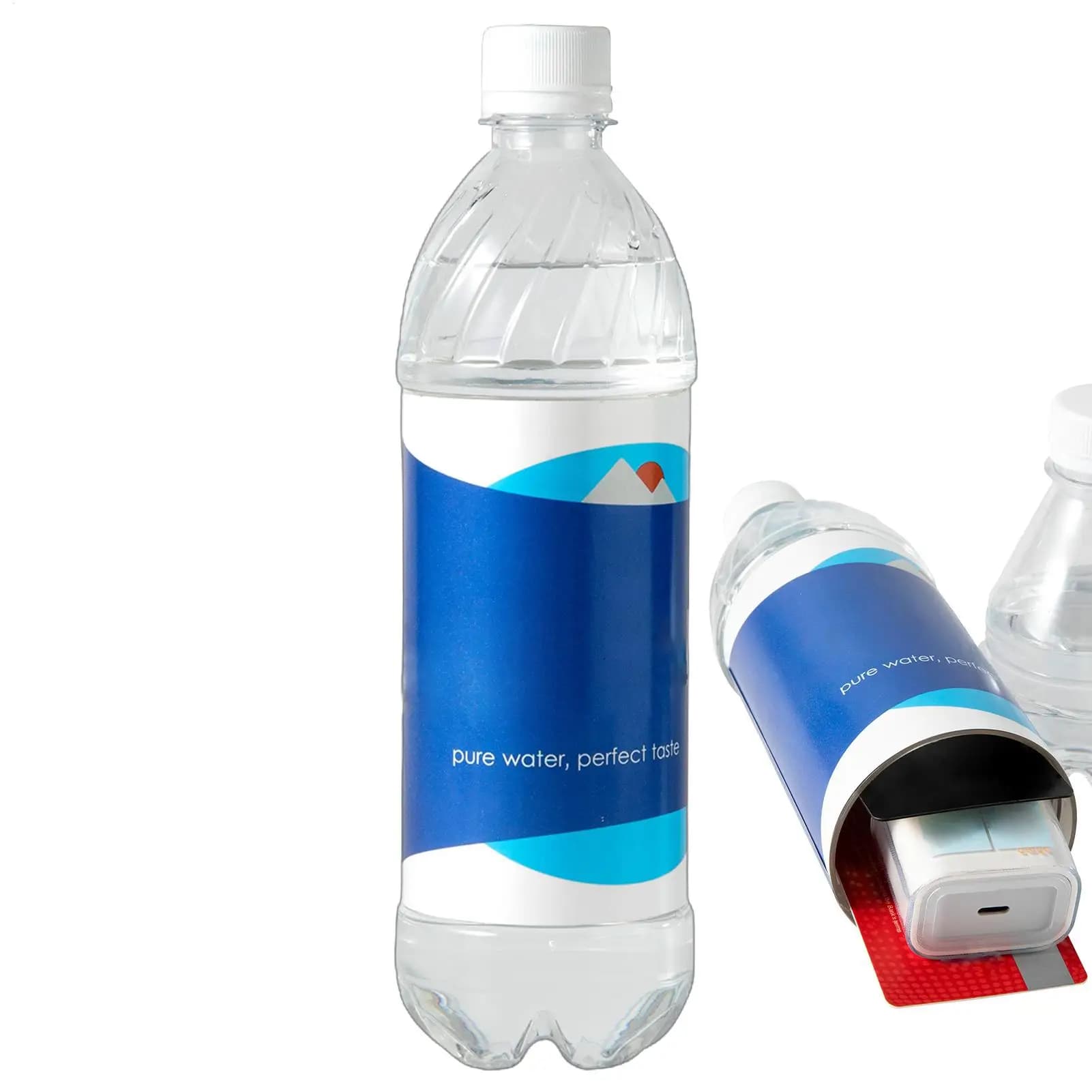 Bottiglia d'acqua DiversionSafeCan Stash Contenitore di sicurezza con una borsa a prova di odore per uso alimentare