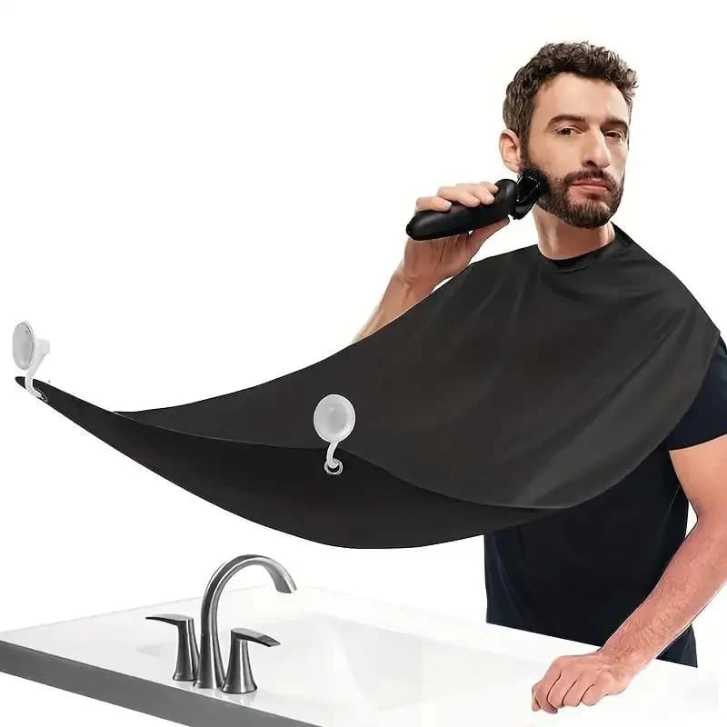 Modern beard apron new style apron shaving apron with suction cup Set tools for hairdressers
