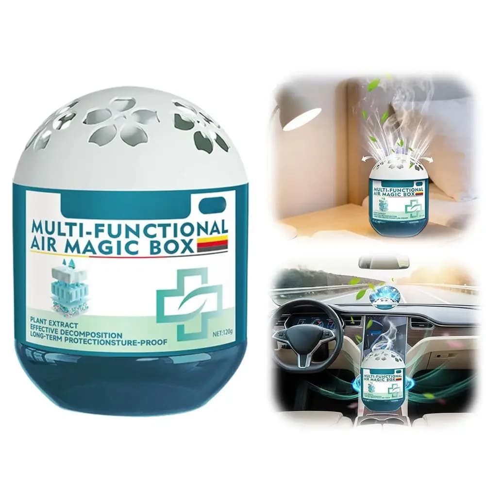 Purificatore d'Aria Air Magic Box - Rimuovi Polvere e Elimina Odori Multifunzionale, Depuratore d'Aria a Forte Aspirazione per Freschezza Duratura