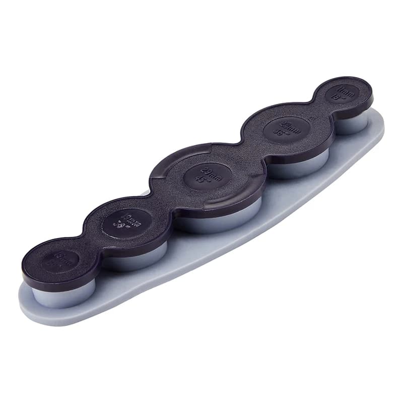 Set 5 in 1 per la creazione di bottoni, 5 misure (11mm, 15mm, 19mm, 23mm, 29mm), kit fai da te per cucito e accessori artigianali