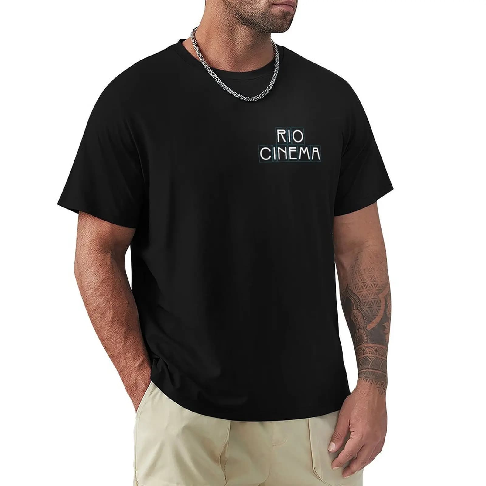 Rio Cinema logo T-Shirt Simple Print Design T-Shirt