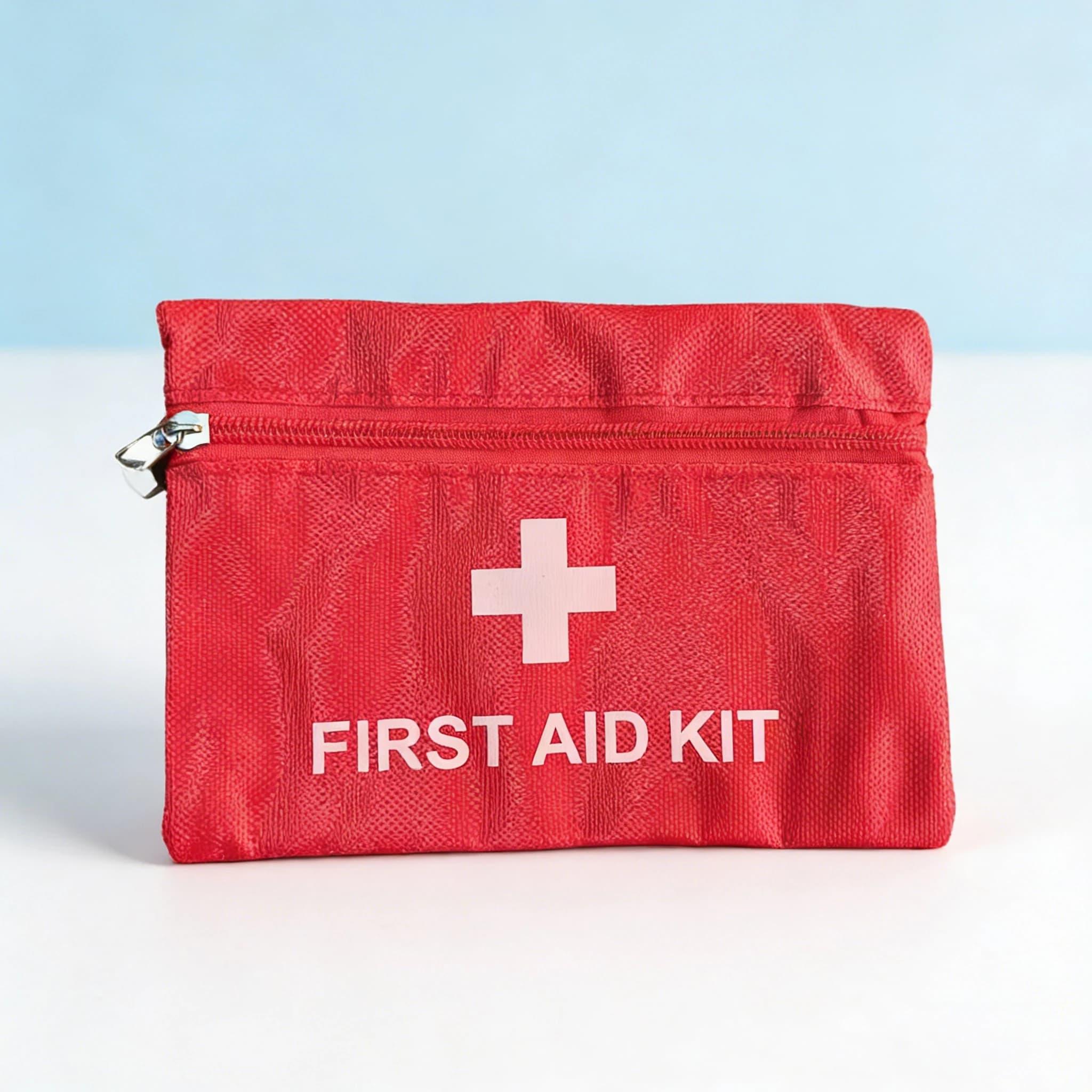Mini borsa da viaggio per auto, kit di pronto soccorso per auto, piccola scatola medica per la casa, borsa per organizer per la casa per l'escursionismo, il campeggio, 19 * 13,5 cm