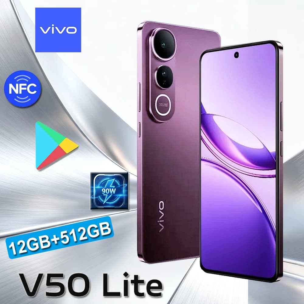 VIVO V50 Lite 5G dual-sim dual-standby smartphone 12GB+512GB memory storage/NFC function/GPS/IP65 dustproof and waterproof