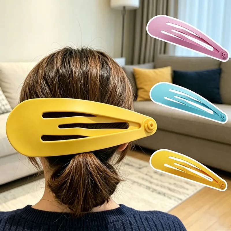 Colorful Plastic Duckbill Clip Women Gargantua Big Hair Clips Side Bangs Female Ladies Barrettes Hair Accessories Backpack Charm