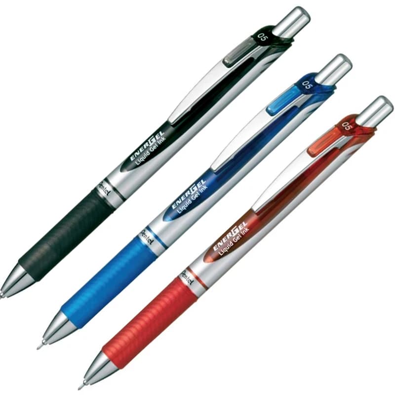 3 pezzi Giappone Pentel ENERGEL BLN77 Penna gel 0,5 mm Penna a sfera con inchiostro gel firma neutra ad asciugatura rapida Cancelleria per scrittura liscia
