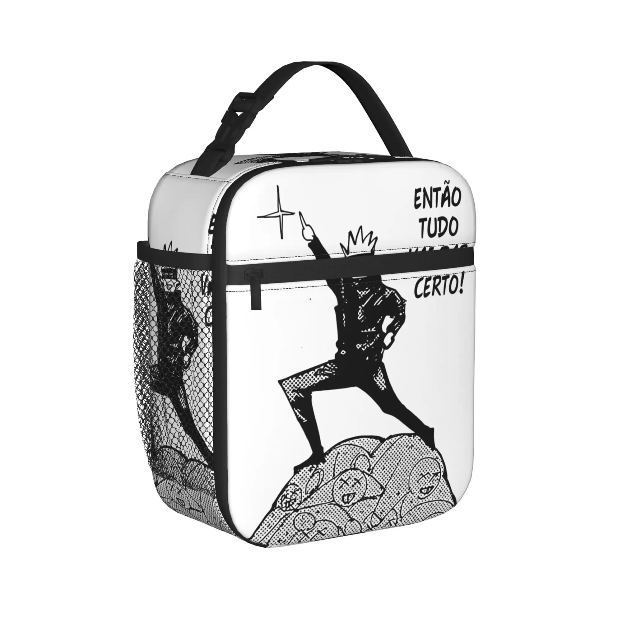 strong fighter Jujutsus Kaisens Merch Insulated Lunch Bags For Outdoor Food Storage Bag Reusable Cooler Thermal Lunch Boxes