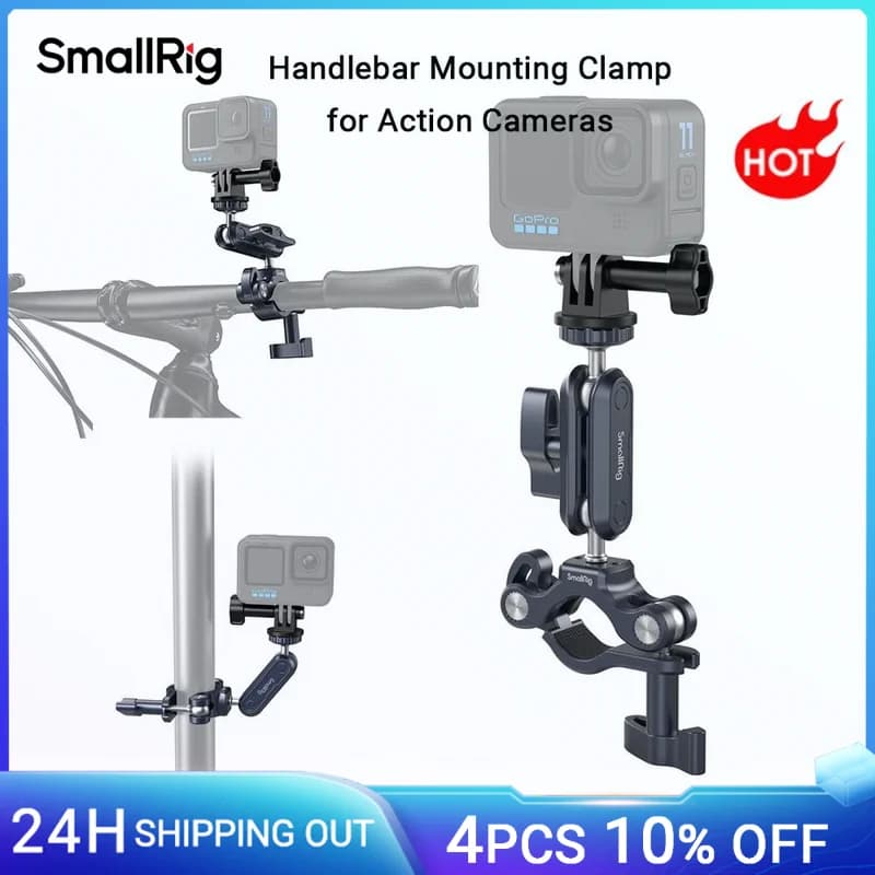 SmallRig dumbbell mounting clamp for GoPro Action Cam for DJI for Insta 360 maximum load 0.5kg with 1/4"-20 -4191