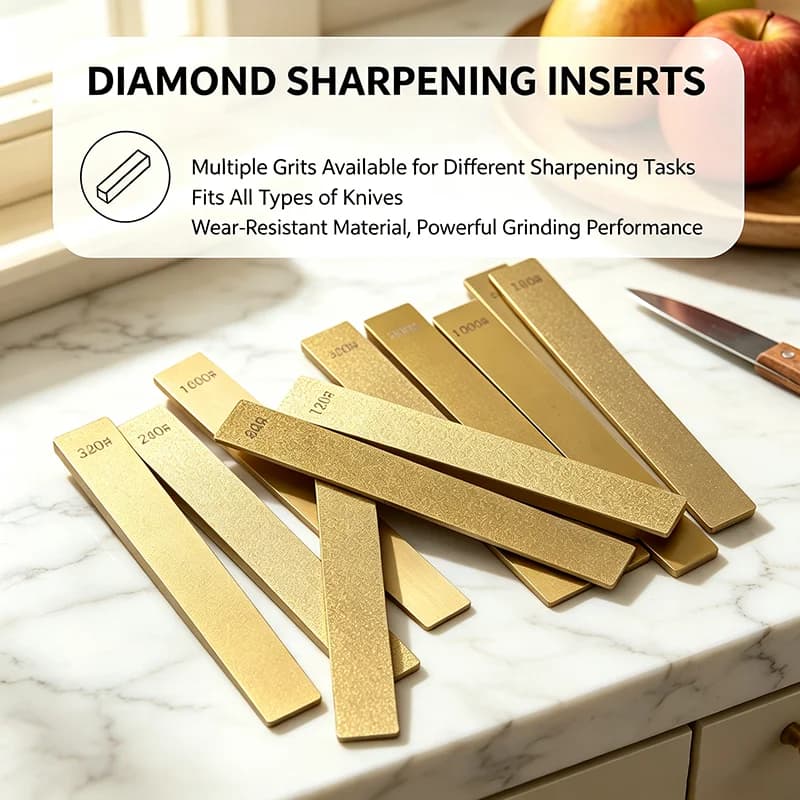 Diamond Stone No Base Used Knife Sharpener Diamond Whetstone Grinding Stone Sharpening Bars Household Kitchen Tool