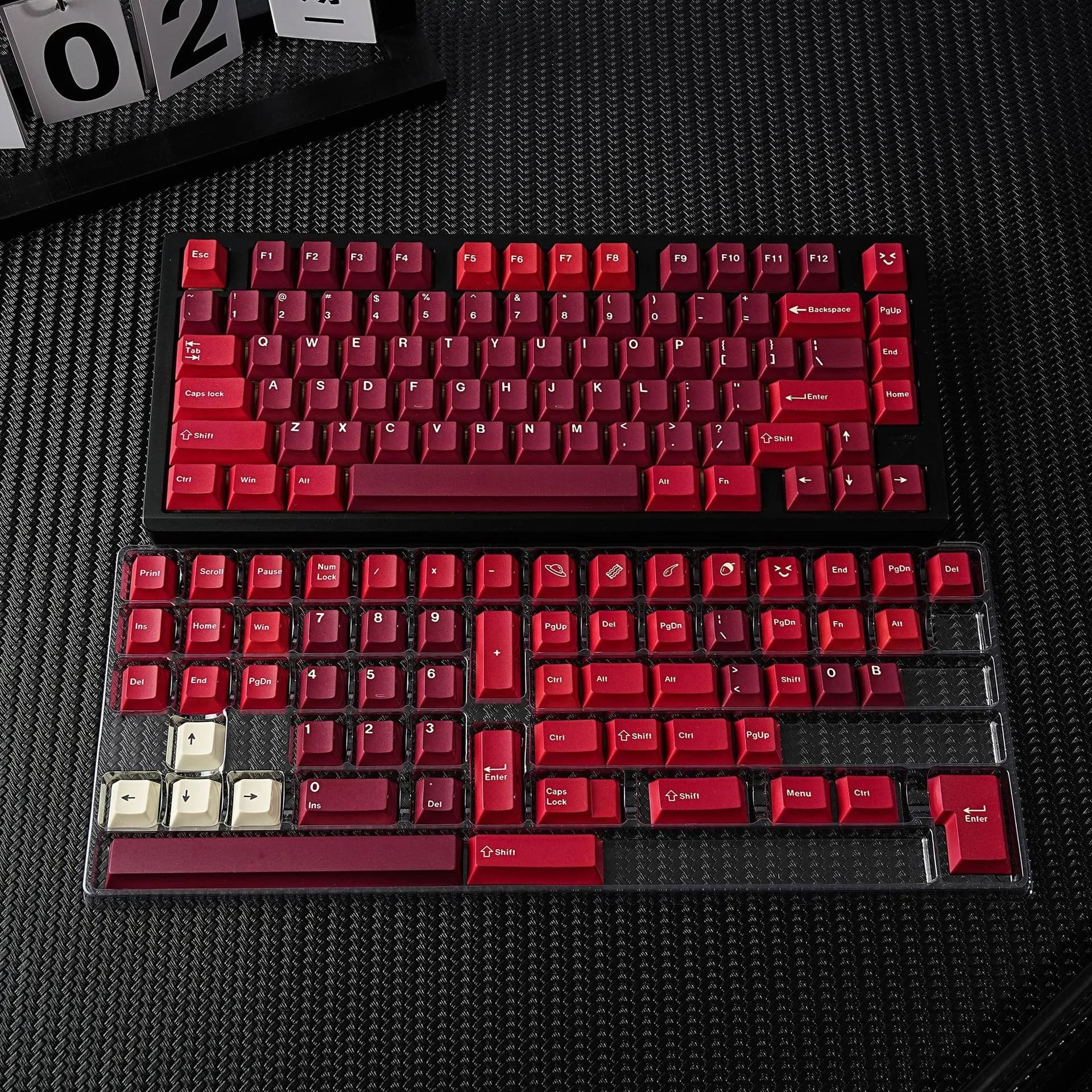 Tastiera Meccanica Jamon con Keycaps GMK 7U in Spagnolo, Francese, Tedesco, Abnt2, Russo, Arabo, Giapponese, Coreano, Profilo Cherry in PBT