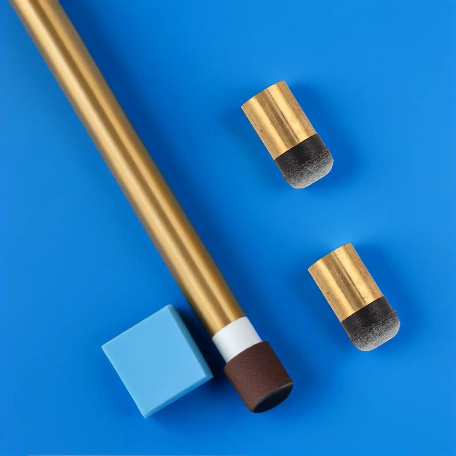 6Pcs Billiard Cue Tip Replacement Copper Ferrule Slip on Pool Cue Tips 12Mm No Glue Tool Needed for Snooker Pool Table