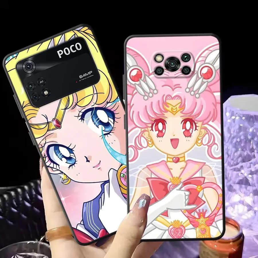 Cover per Telefono Sailor Chibi Moon per Xiaomi Poco F8 X3 X4 X5 X7 Pro C50 M3 M4 M7 Pro C61 C71 M5 F1 C75 F3