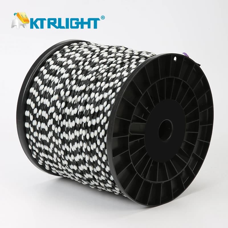 DC12V WS2811 Segnale a stringa pixel 3PIN Luci fiabesche indirizzabili RGB per l'arredamento della stanza, Ramadan, Passo filo nero IP68 esterno