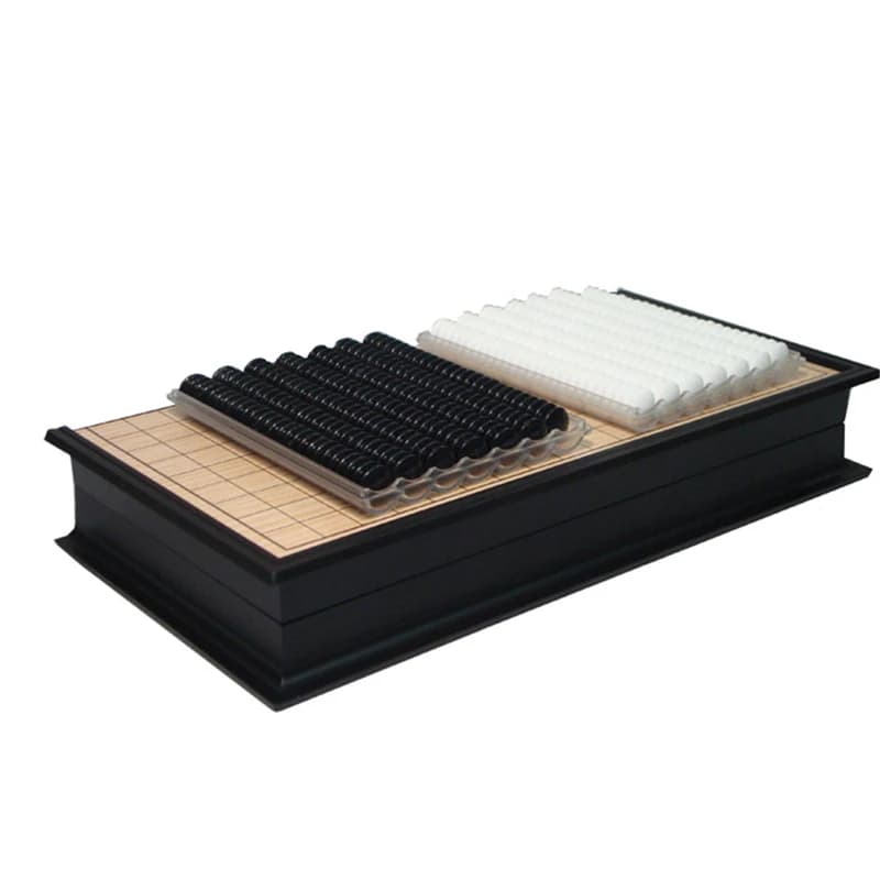 Go Gioco BSTFAMLY Go Scacchi 19 Strada 361 Pz/set Cinese Vecchio Gioco di Go Weiqi International Dama Tavolo Pieghevole Giocattolo Regali LB03