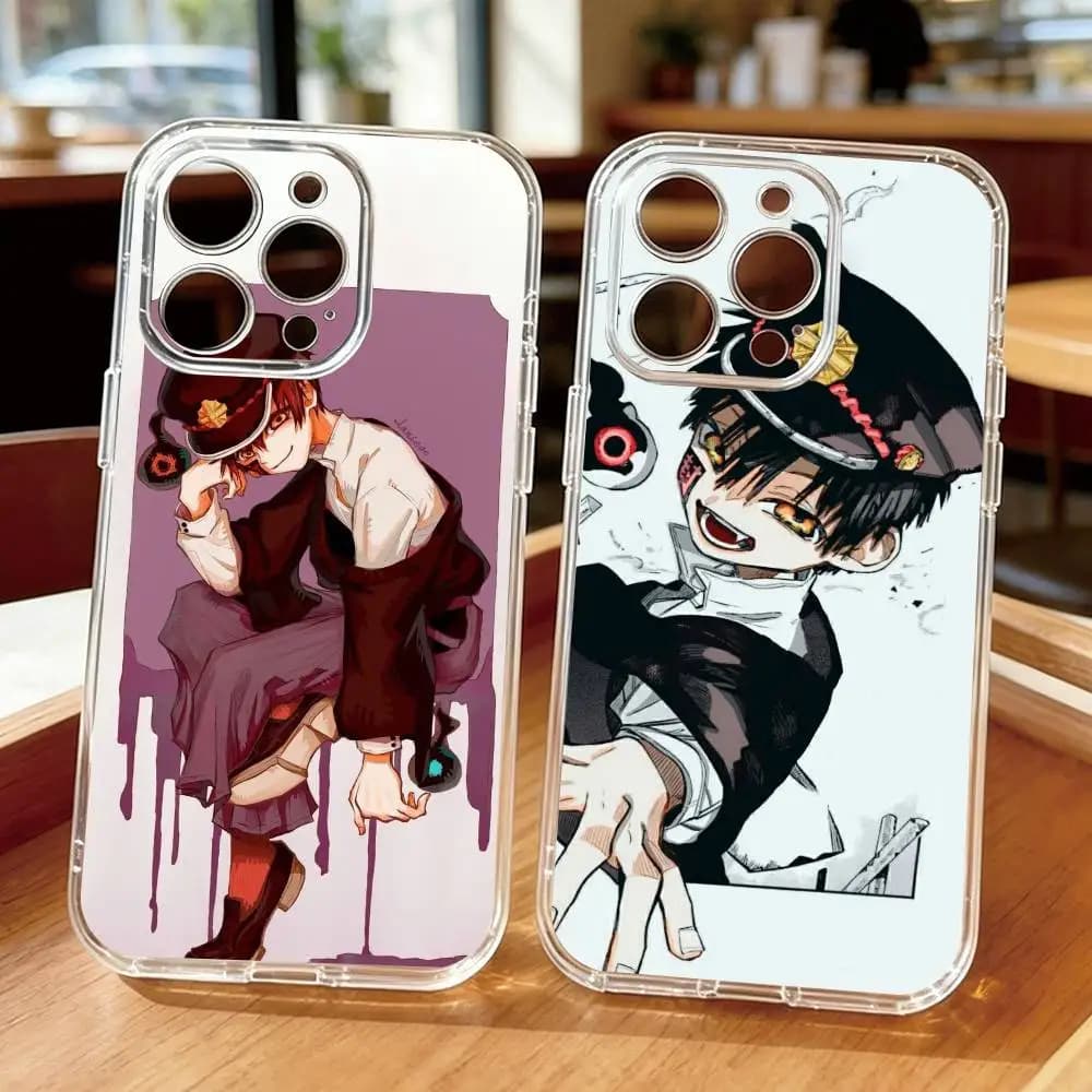 Campus Manga Toilet-Bound Hanako-kun Phone Case For iPhone 17 16 15 14 13 12 11 Mini Pro Max Plus Transparent Cover