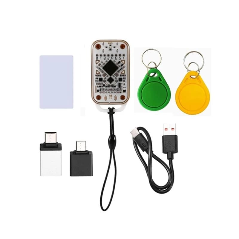 Chameleon V3.0 RFID Smart Chip Reader Keychain 1UID+ 1CUID 1UID White Card NFC Read Write ID IC Card Smart Tag Copyer