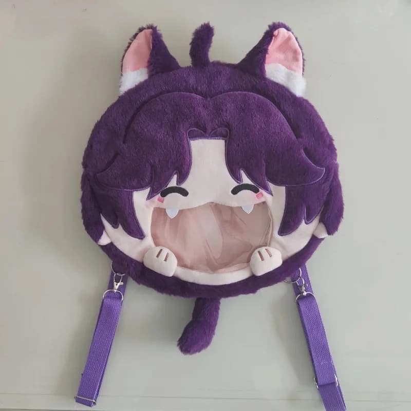 Game Love and Deepspace Xavier Rafayel Kawaii Face Cosplay Lolita Girls Backpack Anime Funny Itbag Decor Cartoon Gift Bag