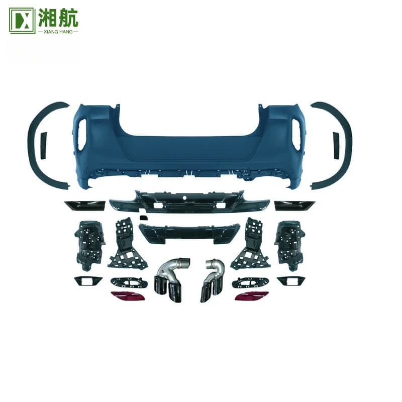 Adatto per BMW X6 G06 2023-2024 Aggiornamento modello a M/MT e minigonne laterali Gruppo paraurti anteriore Coda posteriore Diffusa