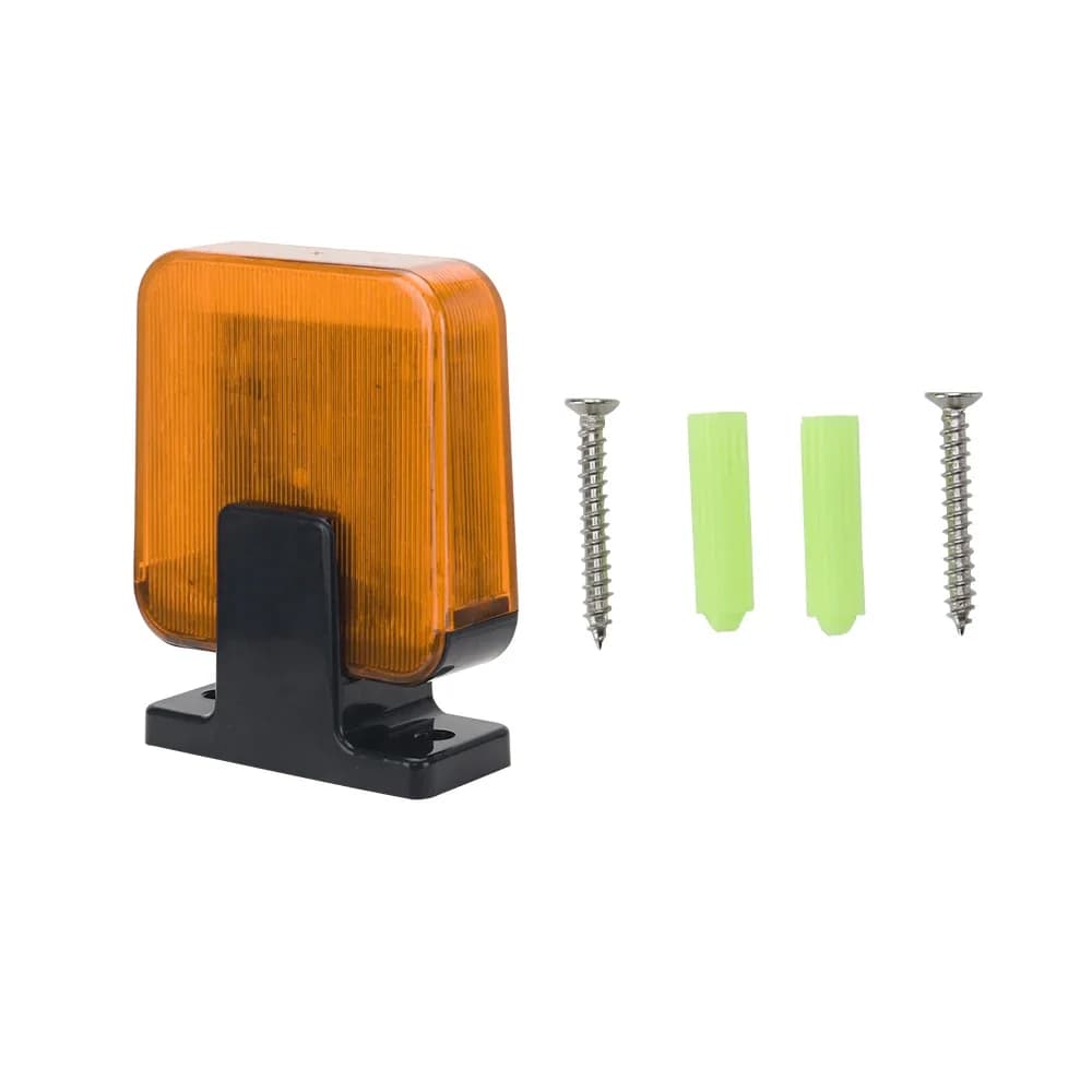 Luce lampeggiante di protezione e sicurezza per Marantec PUJOL SOMMER, allarme luminoso per cancelli e porte da garage 12V-24V 85-265V AC/DC