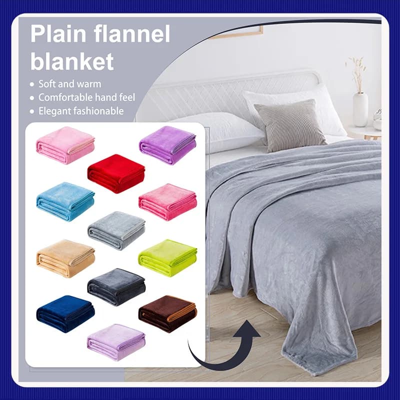 Morbida coperta in pile sfocato, doppia coperta colorata di lusso calda e accogliente per divano, coperta in microfibra di peluche per divano letto da viaggio