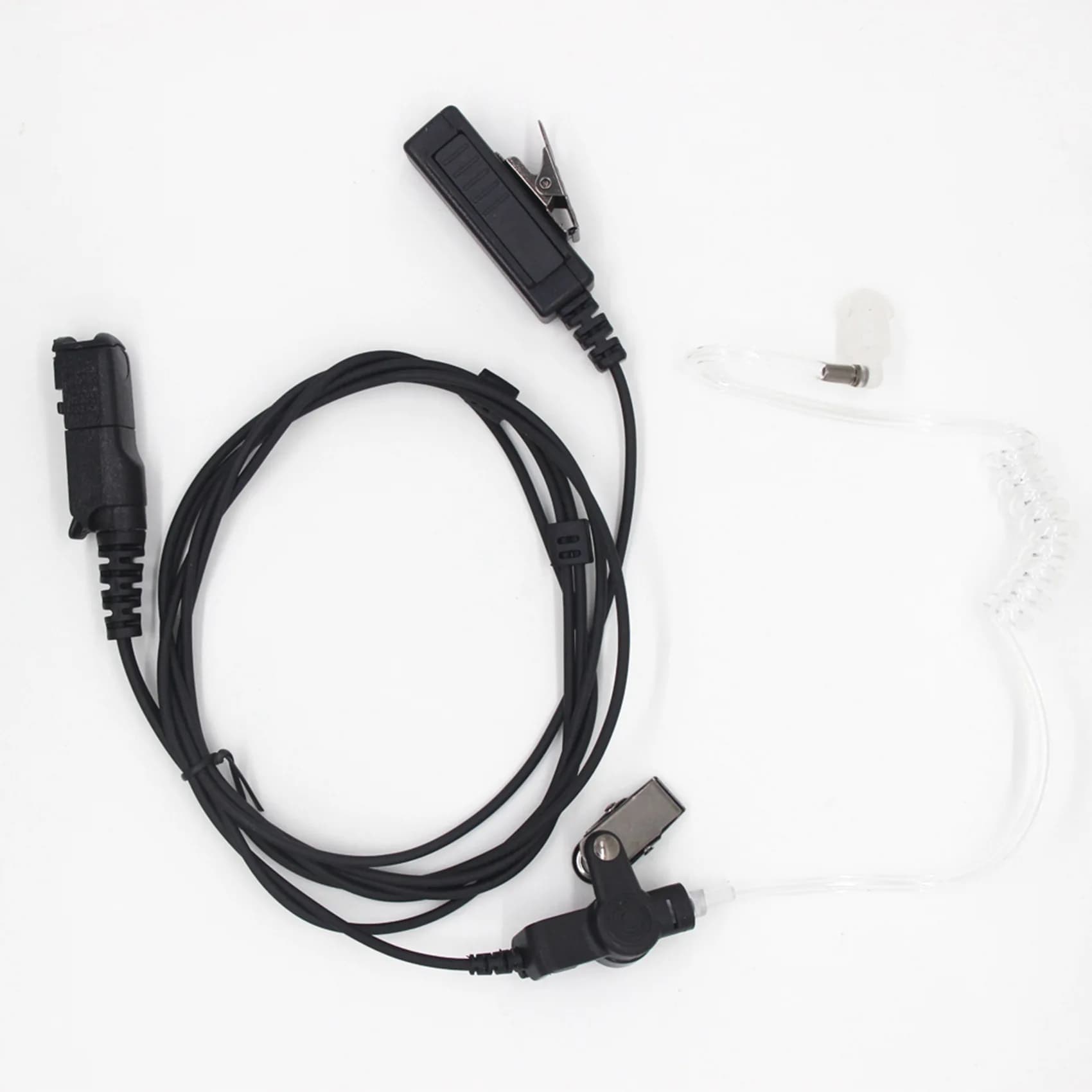 Auricolare con Tubo Acustico e PTT per Walkie Talkie Motorola Xir P6600 P6620 XPR3300 XPR3500 MTP3250