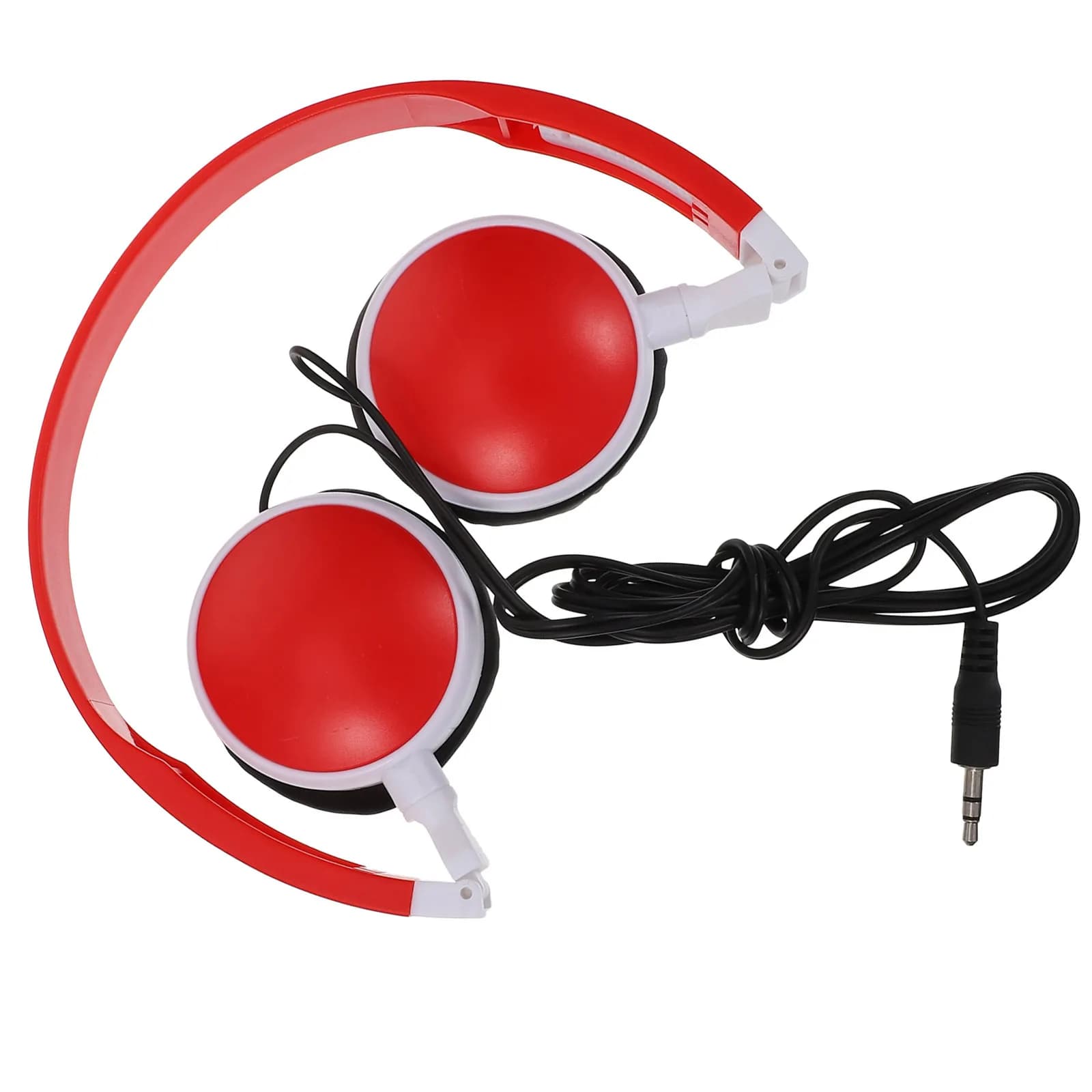 1Pcs Head-Mounted Headphone Kids Foldable Stereo Music Headset Comfortable Lightweight Earphone for Airplane Travel Study Gaming
