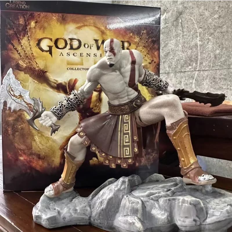Nuova Action Figure Anime di Kratos, Modellino Giocattolo da 18cm in PVC, Statua del Fantasma di Sparta con Parti Mobili, Regalo per Bambini