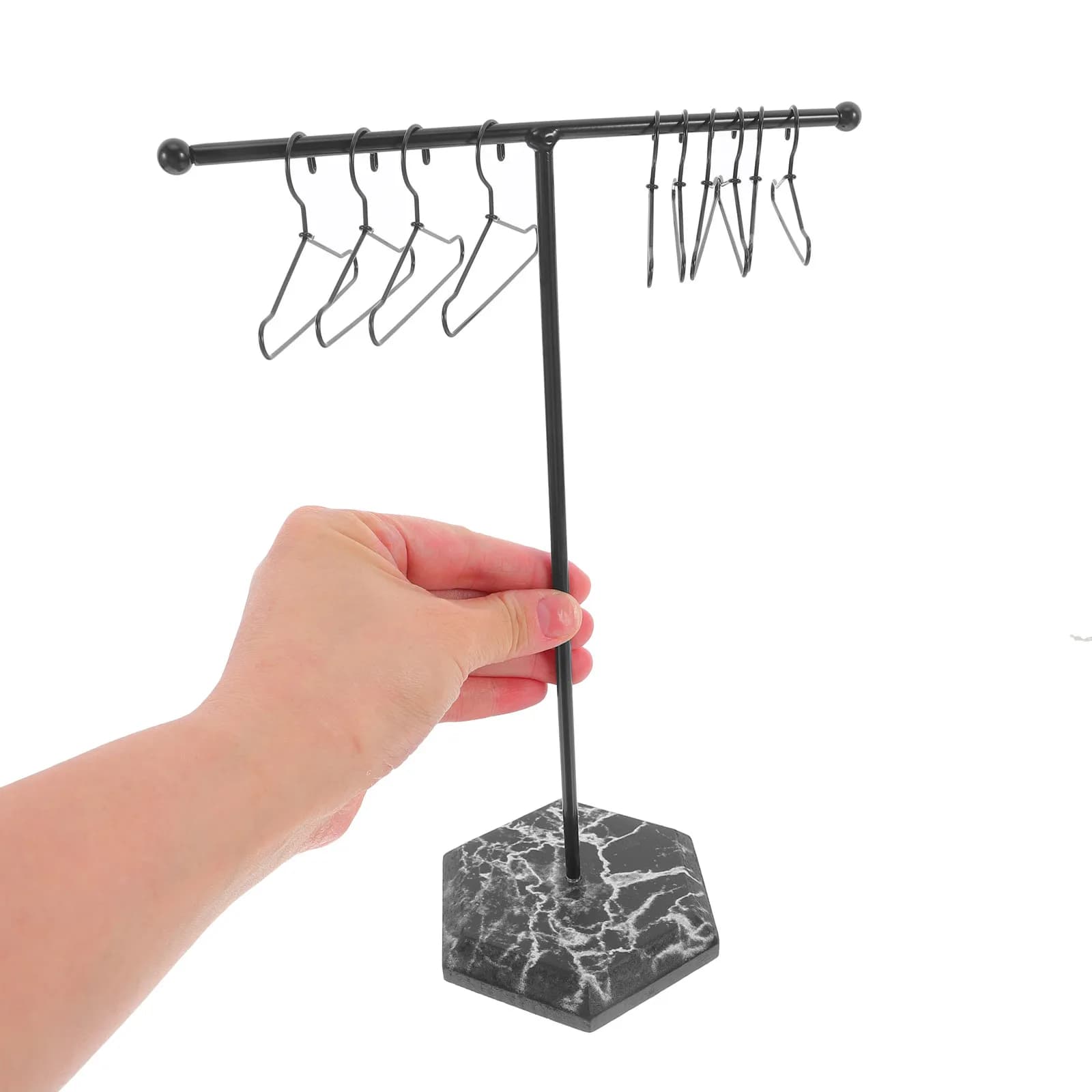 1 set of mini clothes hangers in durable materials that keep clothes clean and accessible, improving the gaming experience, home accessories of dolls