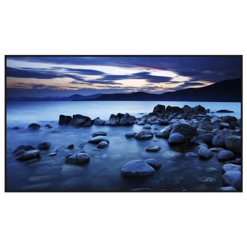 120" 4K PET Crystal ultra Short Throw Projector Fixed Frame Ust ALR CLR Screen Ambient Light Rejecting Projection Screen