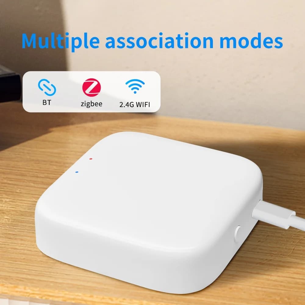 Tuya app Smart Life Home Gateway Stable Signal Coverage Smart Scene Automation Hub Compatible Smart Multi-Mode Gateway with All Tuya Zigbee Bluetooth Devices