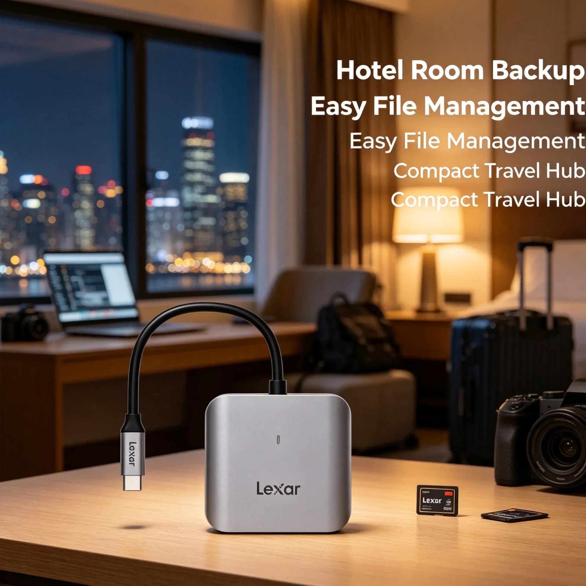 Lexar CFE Reader Type B USB 3.2 Gen 2 10Gbps Type C Card Reader Fast File Transfer for 8K RAW Video Photo Editors Laptop PC Mac