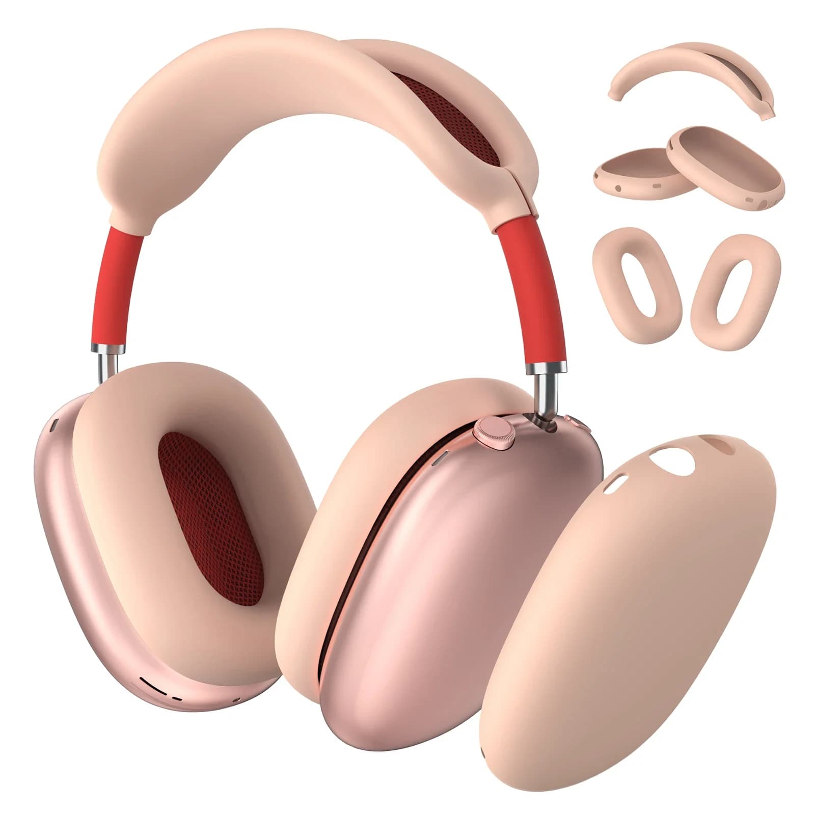 Silicone Shockproof Case For AirPods Max Ear Pad Ear Cups Headband Cover Ear Cushion/Ear Muff Protector for AirPods Max