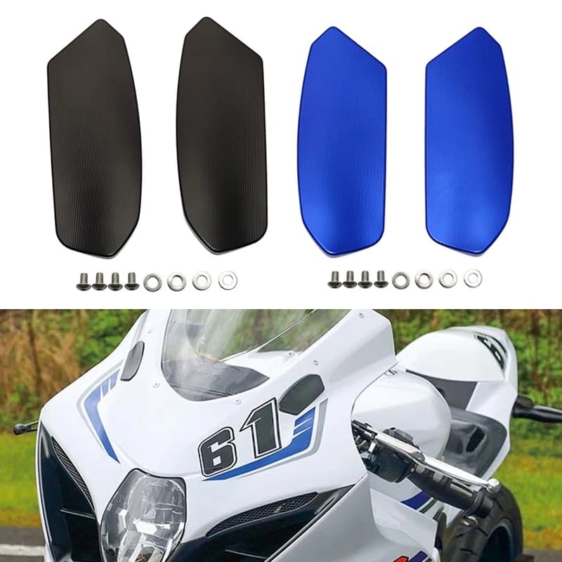 Specchio Foro Copertura Decorativa Base Retrovisore deflettore Eliminatori Cap Per SUZUKI GSX-R1000 GSXR1000R GSXR GSX-R 2017-2024 Moto