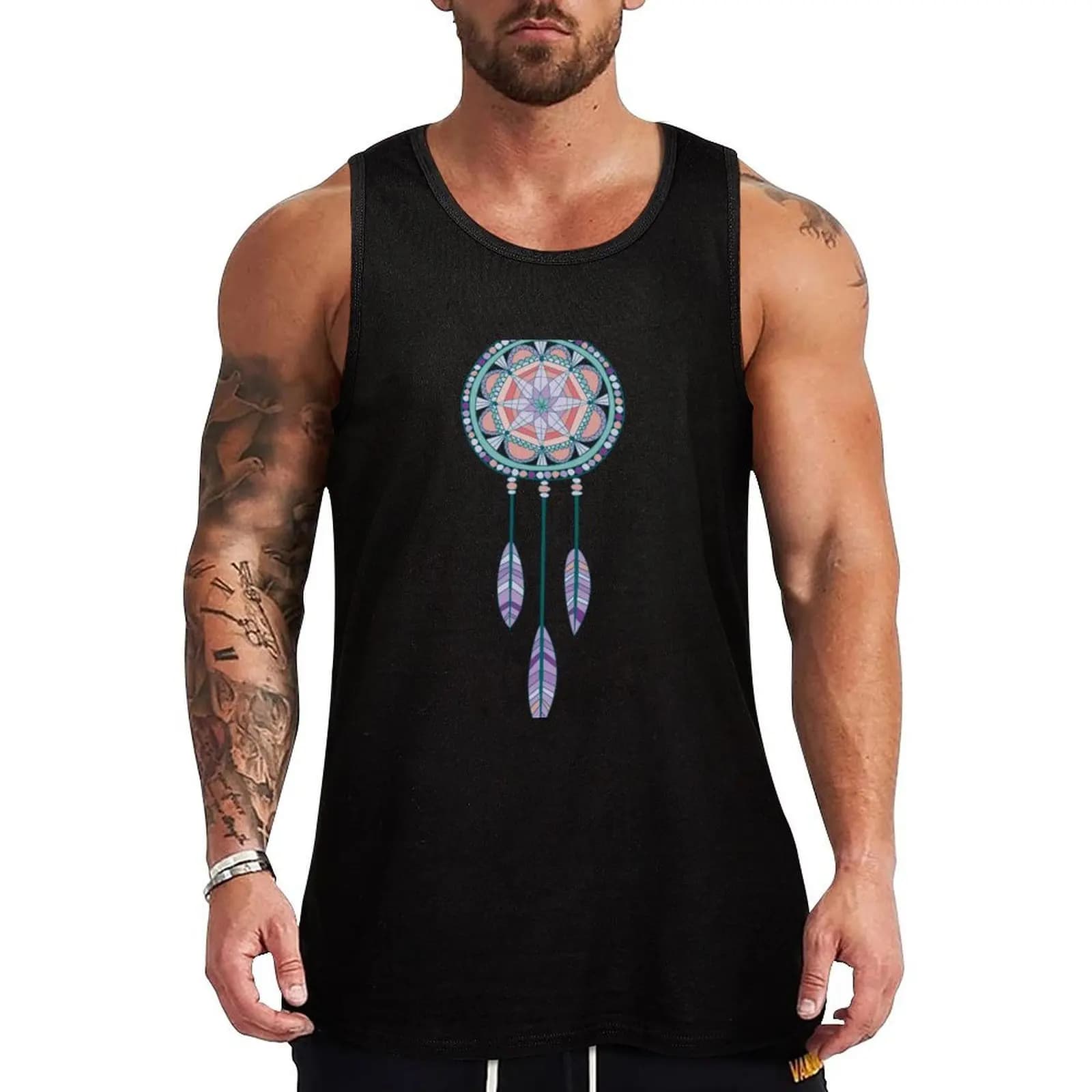 dreamcatcher Tank Top Casual Daily Wear Tank Top Relaxed Fit Soft Shirt