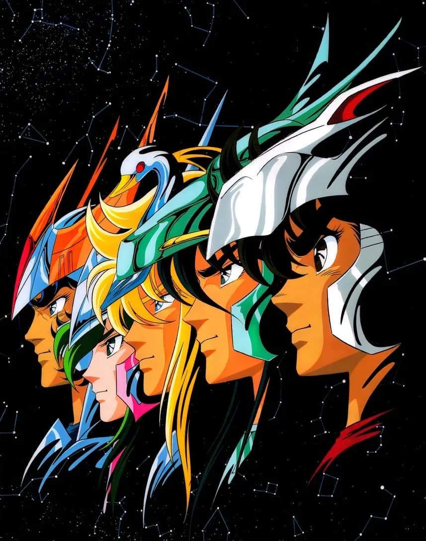 500/1000/1200/2000PCS Jigsaw Puzzles Anime Saint Seiya Family Activity Games for Gameroom Bedroom Home Decor Gift