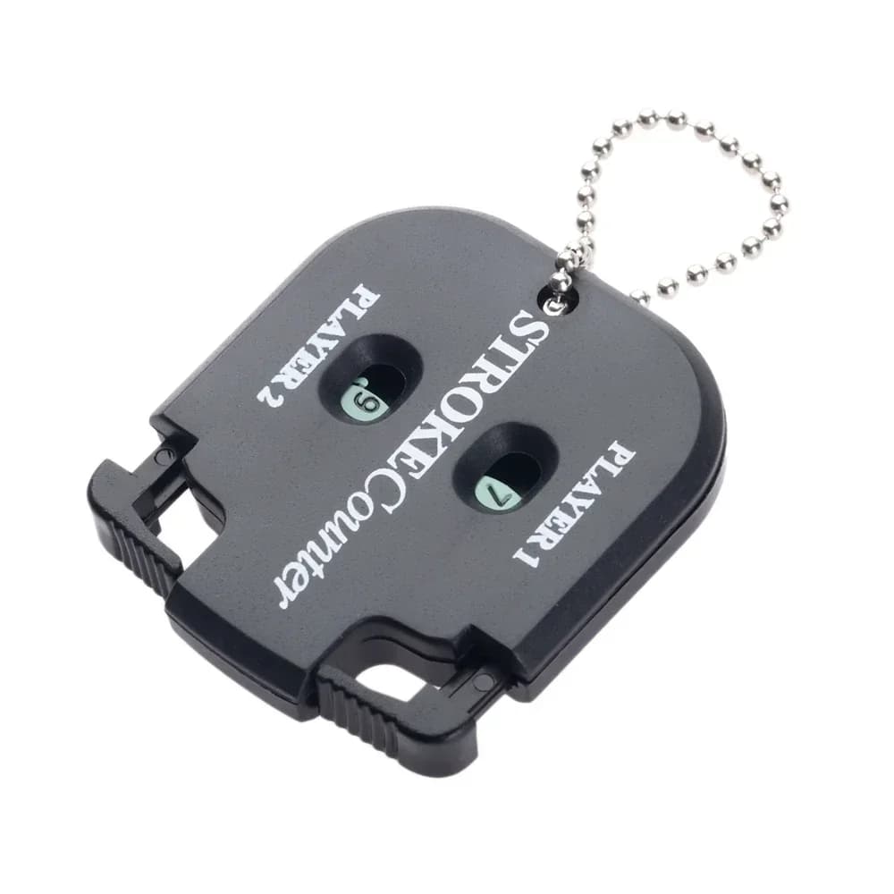 1PC Golf Ball Strike Count Mini Portable Putting Score Counter Double Digit Scorer with Keychain
